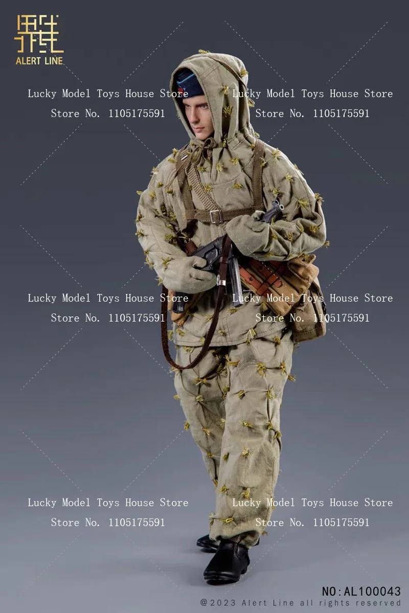 AlertLine AL100043 Collection 1/6 Soviet Airborne Forces Man Soldier Bodysuit Cloth Design 12