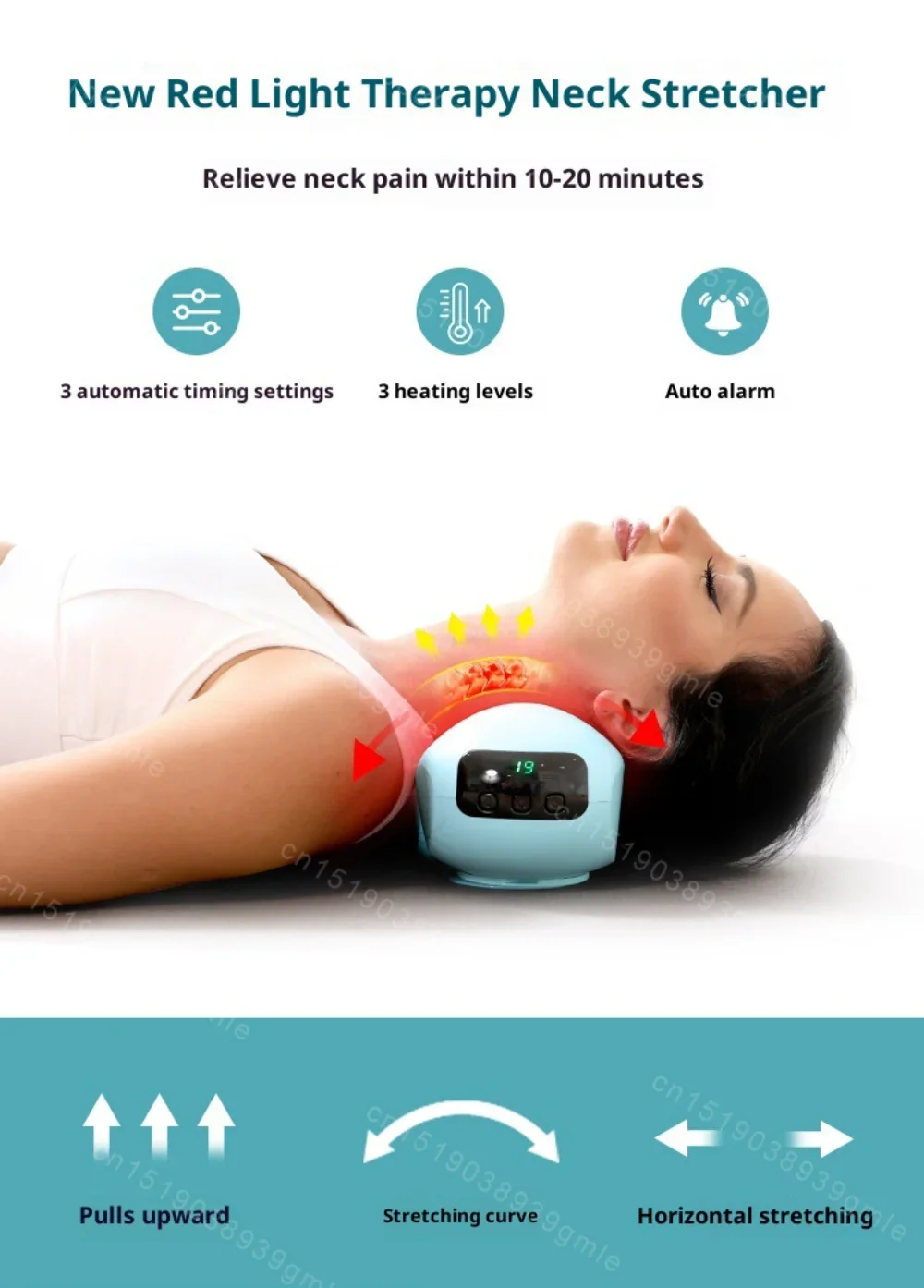 

Терапия красным светом, тяговая подушка, горячий компресс, массажер для плеч и шеи, носилки для шеи, корректор шейного отдела позвоночника, правильный горбун