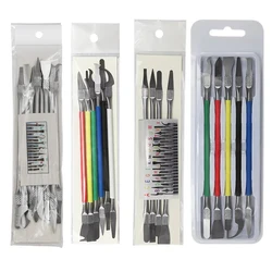 Kit d'outils de réparation de puce IC, dissolvant CPU NAND, couteau d'entretien BGA, lame fine, enlever la colle, démonter le téléphone, la tablette, le PC