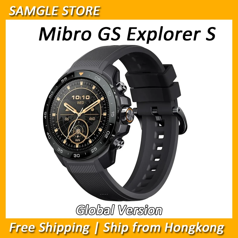 Mibro GS Explorer S Smartwatch Ceramic Bezel 10ATM Waterproof Bluetooth Calling Military Grade GPS Sports Smart Watch for Men