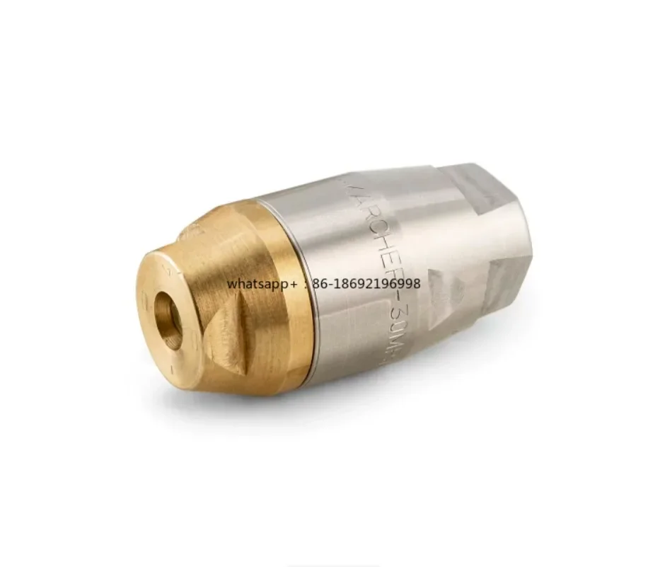 2026--Front rotating nozzle, rear three-hole pipe cleaning nozzle, cement oil agglomeration cleaning turbine nozzle