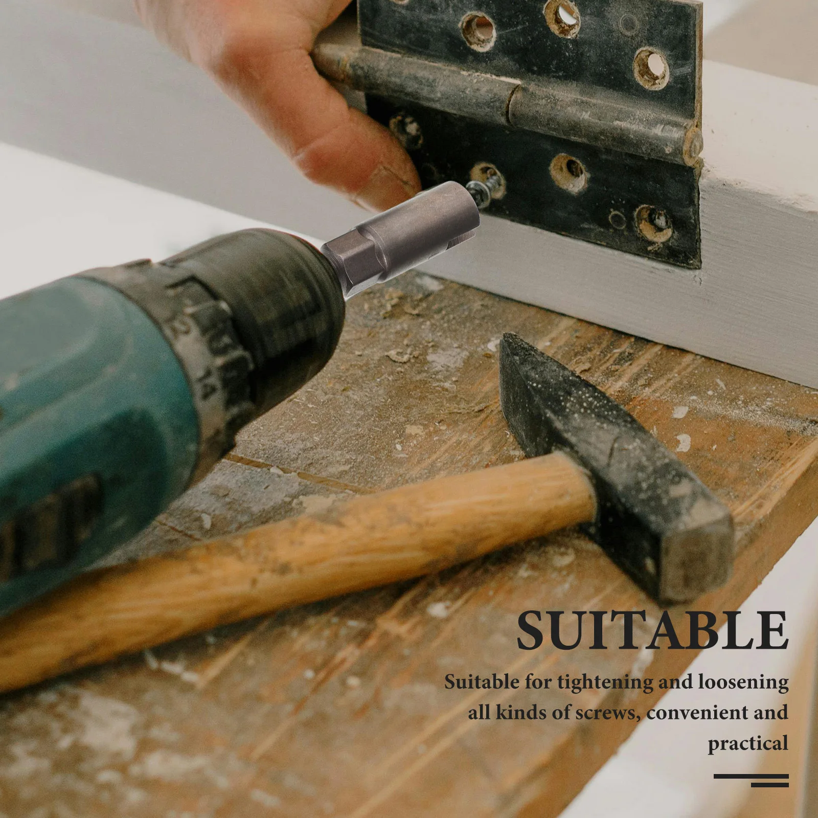 3 قطعة الجناح رأس المفك سداسية الشكل الكروم الفاناديوم الصلب دائم تأثير رأس المفك مجموعة لستائر إعصار البراغي السنانير