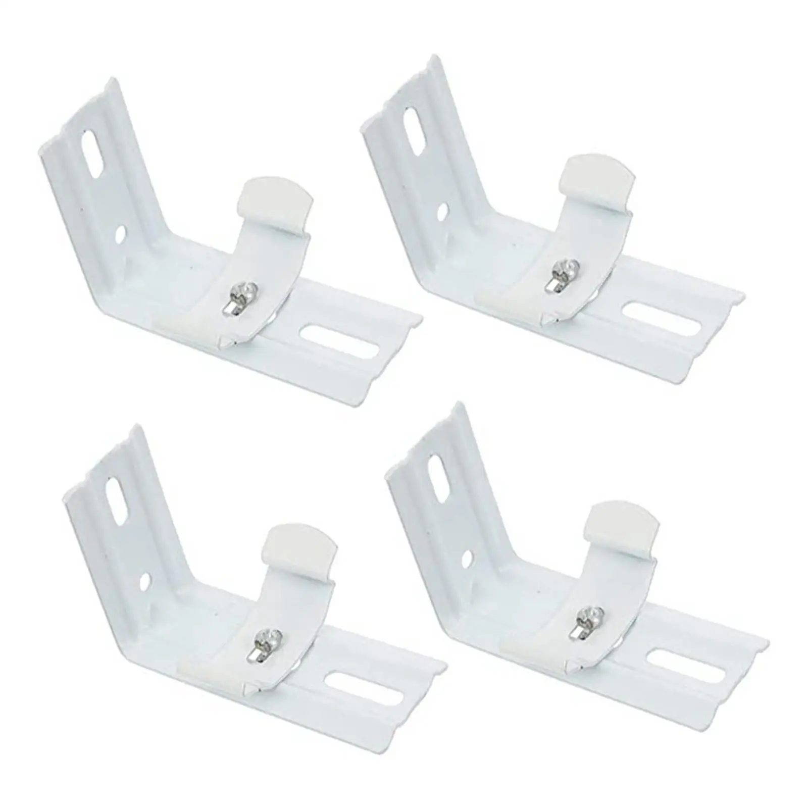 Window Blinds Headrail Brackets Replacement Hardware Iron Construction Curtain Support for DIY Projects
