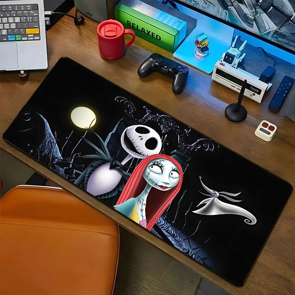 T-The Nightmare Before Christmas Non-slip Mouse Pad Suitable For Office Computers Laptops E-sports Game Desk Mats XXL Keyboard