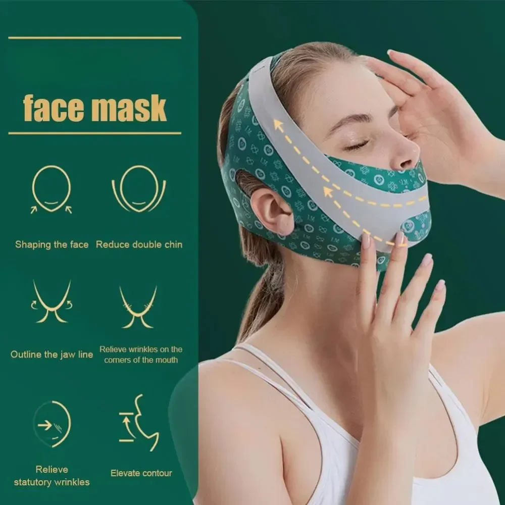 النساء الوجه التخسيس ضمادة قابل للتعديل الذقن الخد رفع حزام الخامس خط الوجه المشكل الوجه المضادة للتجاعيد حزام أدوات العناية بالبشرة
