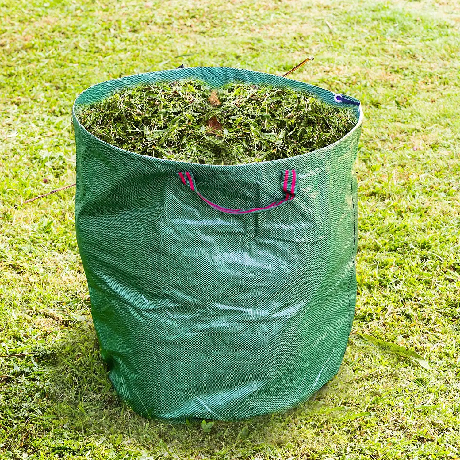 

Large Capacity Heavy Duty Garden Waste Bag Garden Rubble Waste Woven Rubbish Bags Yard Waste Bins Storage