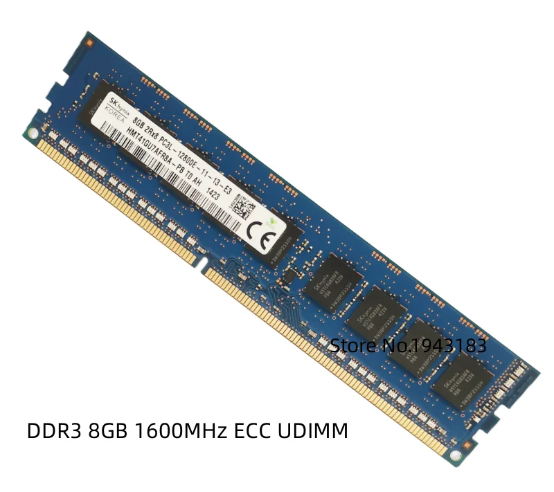 Hynix DDR3 8GB 1600MHz PC3L 12800E 2Rx8 Pure ECC workstation RAM