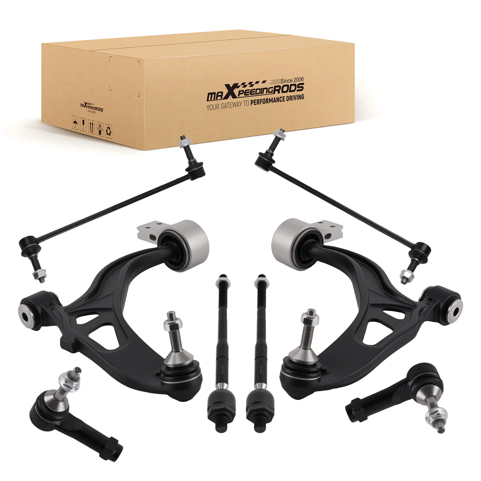 

Suspension Kit Control Arms Tie Rod End Links For 2011-2016 2017 Ford Explorer