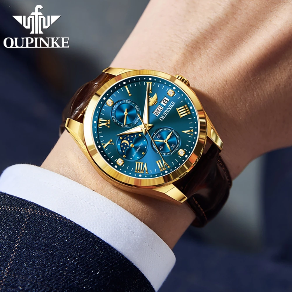 OUPINKE 3300 Chrono Automatic  - Luxury Watch Grade 评论和价格