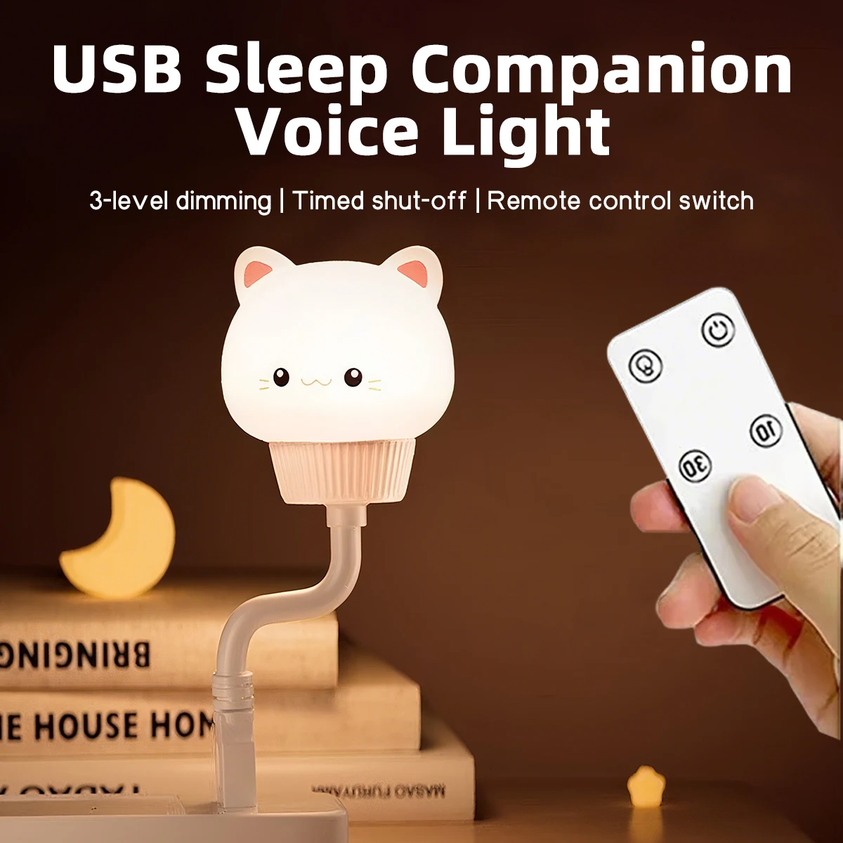 

USB LED Children s Night Light Bear Bunny Duck Cat Decorative for Baby s Bedroom Headboard Remote Controlled Cute Cartoon Lamp