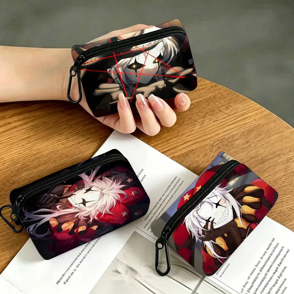 Game The Freak Circus Multifunctional Oxford Cloth Small Pouch With Hook Mini Coin Wallet Earbud Storage Bag