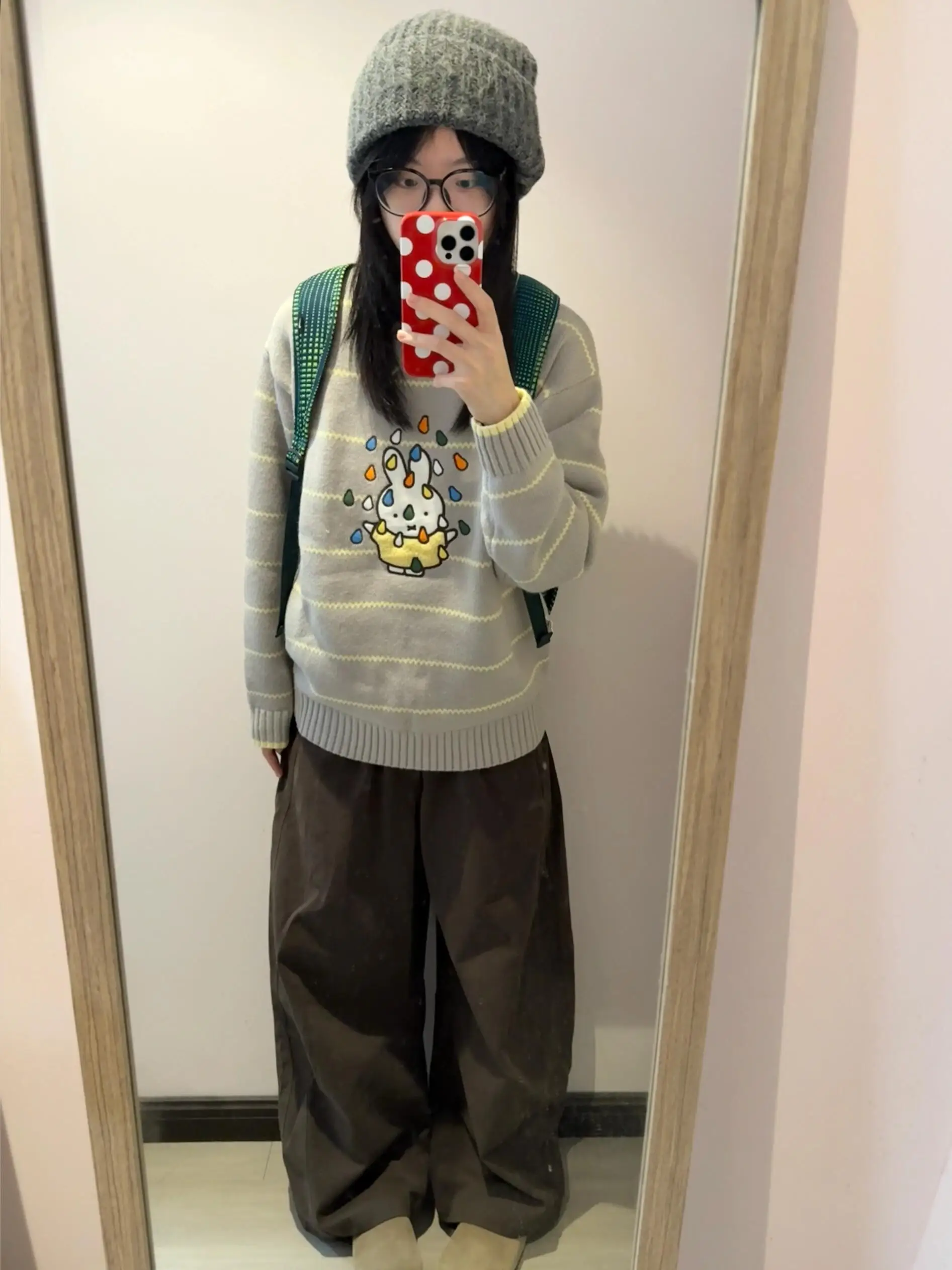 

Color Blo Striped Knit Sweater Women's Loose Fit round Ne Pullover Autumn Winter Vintage Sle Long Sve Warm Thermal