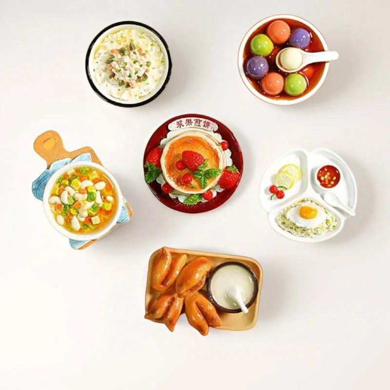 

Simulated Food Fridge Magnets Home Kitchen Decor Whiteboard Photo Wall Message Board Magnetic Decoration Gift