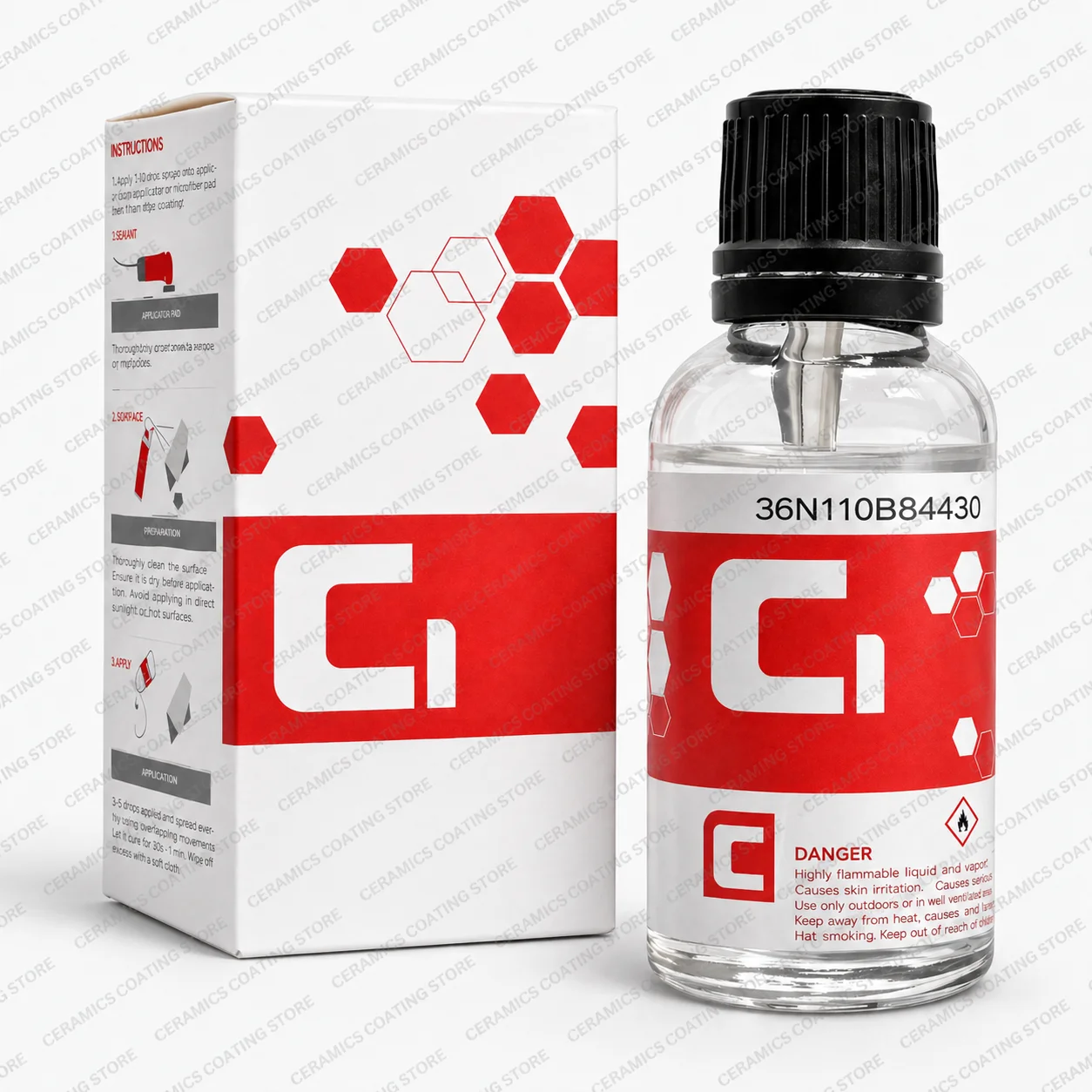 

C1 Crystal Lacquer Ceramic Coating Protects Paintwork High Shine Coat Easy To Apply