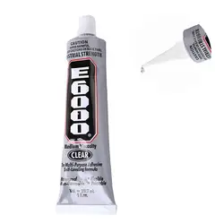 1pc E6000 Glue Multi-Purpose Epoxy Resin Repair Adhesive Cell Phone Touch Screen Liquid Glue Crystal Jewelry Craft Adhesive Glue