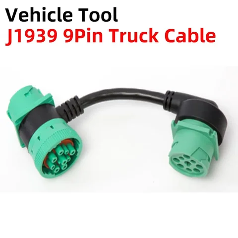 OBD2 Грузовой диагностический кабель J1939 OBD 9-контактный к 16-контактному разъему для Cummins Deutsch 9-контактный 6-контактный грузовик-кабель для подключения DB 25Pin
