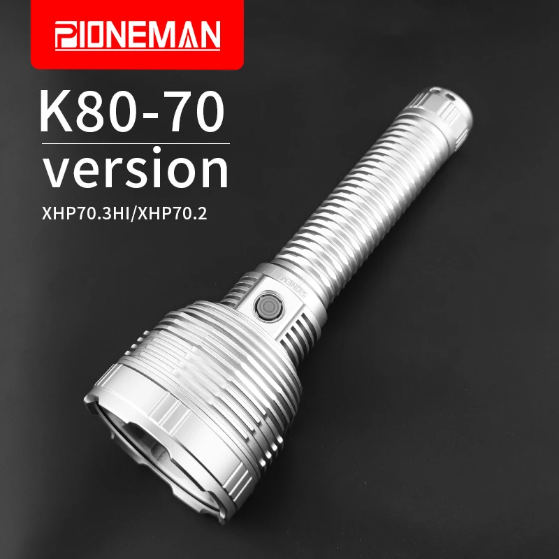 PIONEMAN K80-70 versione torcia forte muslimlimate a lungo raggio XHP70.2