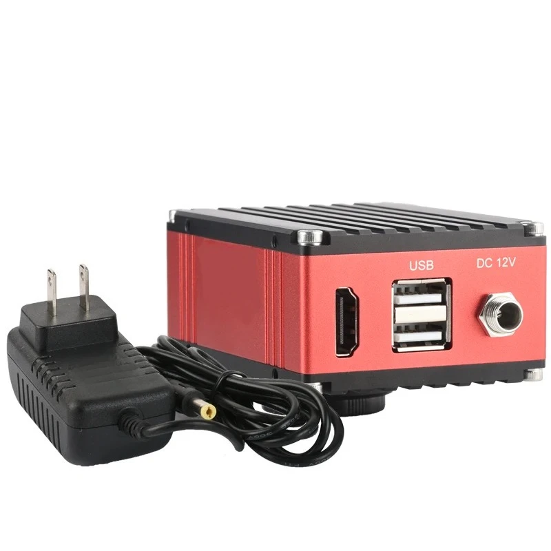 2K high-definition industrial microscope camera can measure, take photos, and record videos online at 2 million pixels