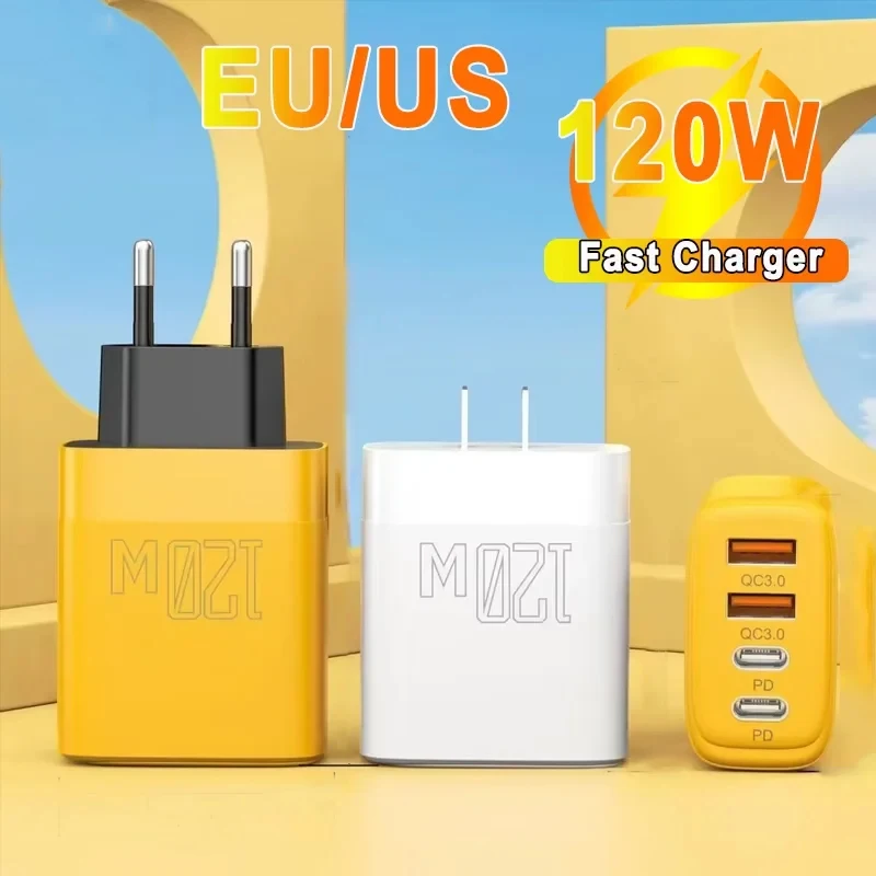 120W 4 Ports Usb C … - image