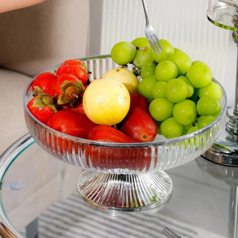 High-Foot Dried Fruit & Cake Tray - Ideal for Desserts, Refreshments & Salad - Elegant Serving Plates