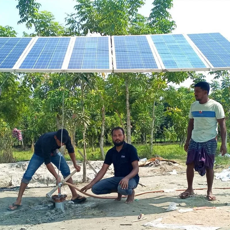 Imagem -03 - Bomba de Água Solar Alta Tensão Alta Elevação Bomba Solar Profunda do Poço Irrigação Agrícola dc 24v 48v 72v 110v