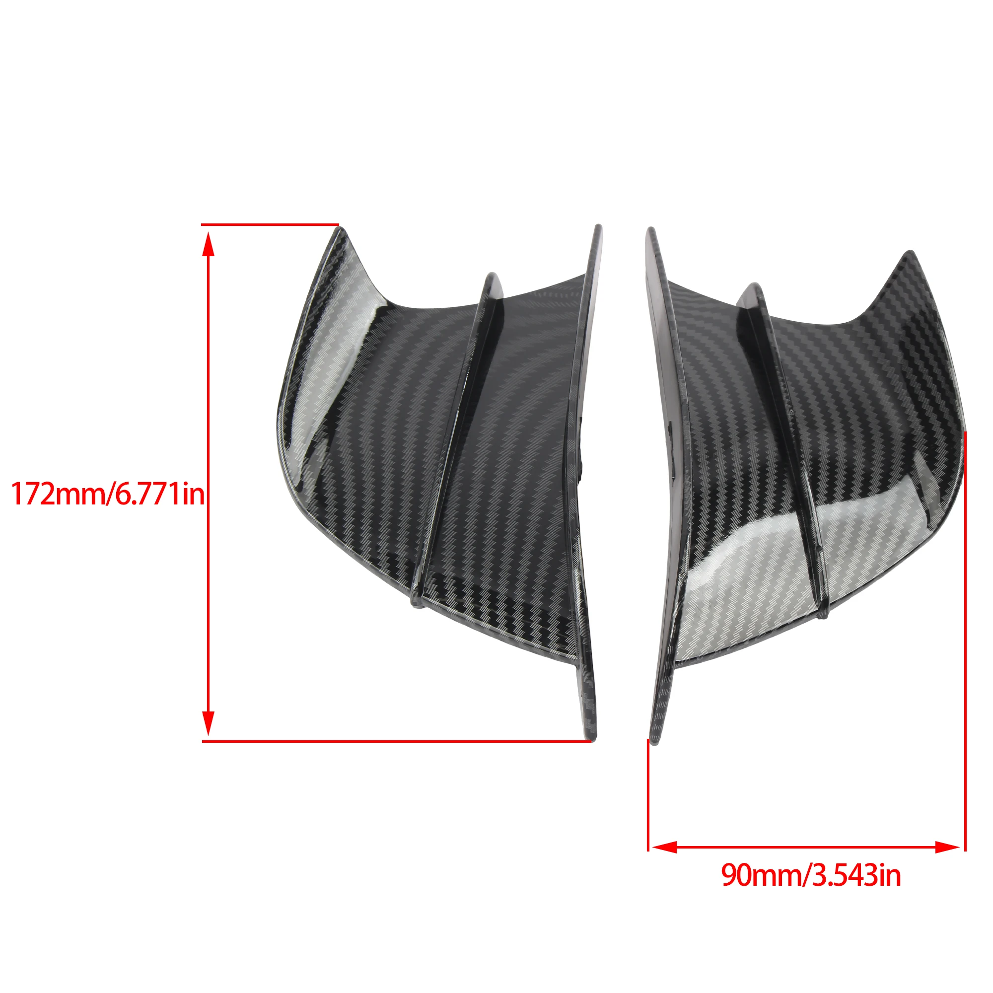 لسوزوكي كاتانا هايابوسا دراجة نارية الهوائية الجناح منحرف الهواء GSX-R1000 S1000 GSX-R750 GSX-R600 GSX250R GSX-R125 موتو