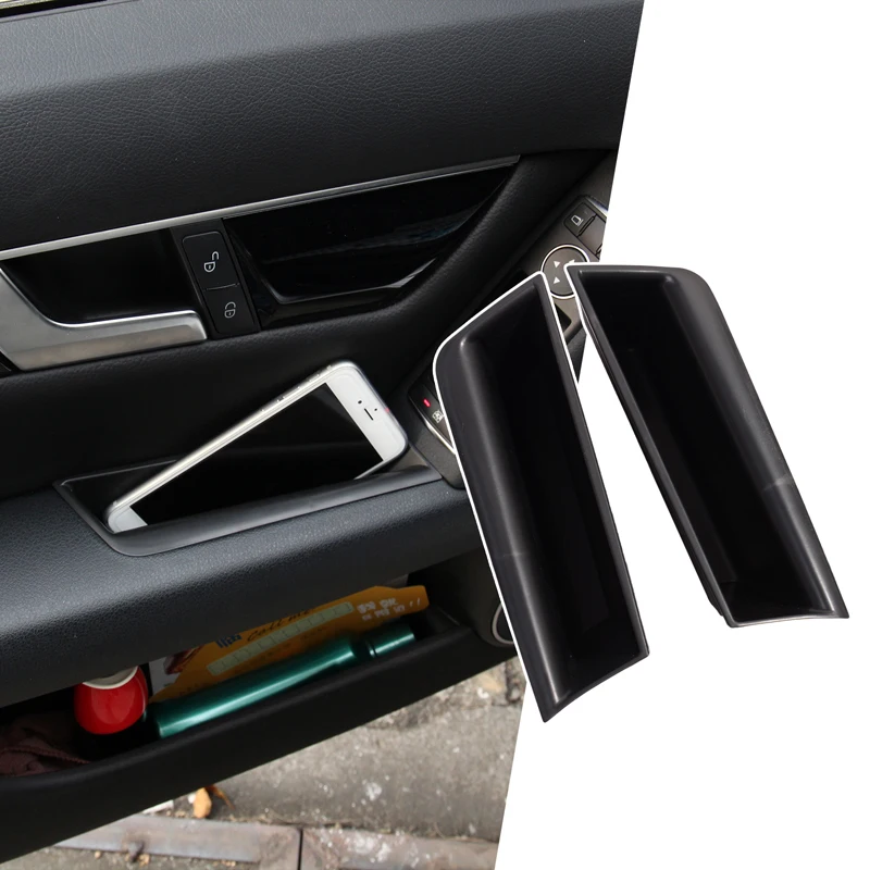 Auto-Vordertür-Aufbewahrungsbox, Türgriff-Aufbewahrungsbox, Organizer-Fach, versteckte Aufbewahrungsbox für Mercedes Benz C-Klasse W204 2008-2014