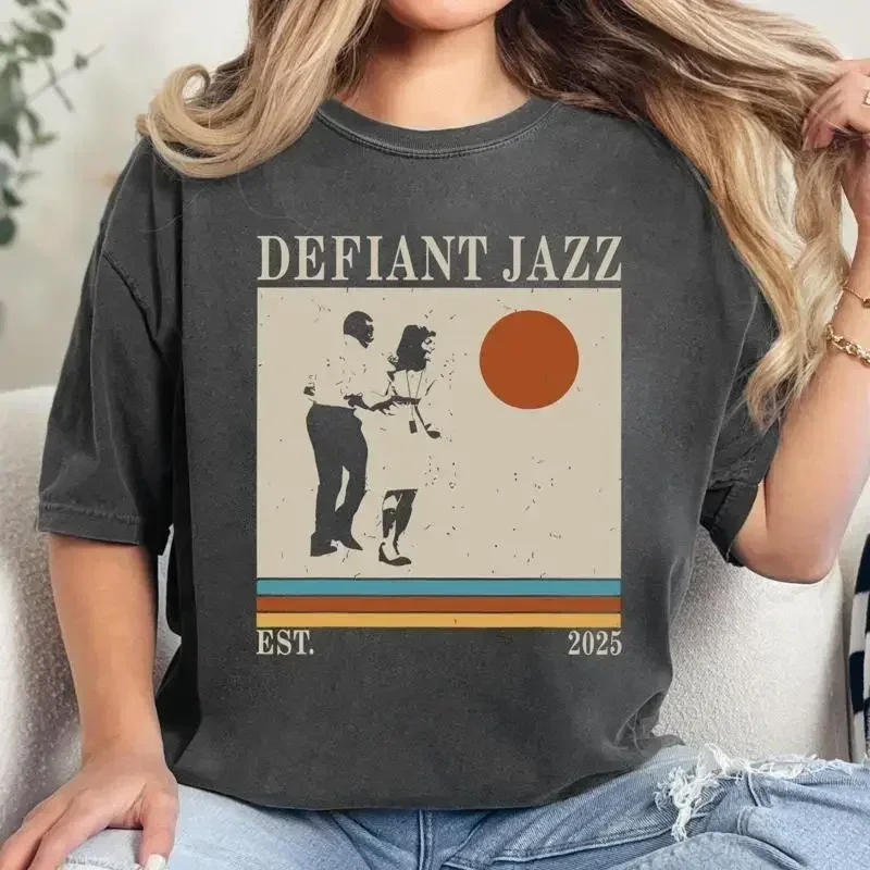 Severance Defiant Jazz T Shirt TV Series Retro 90s Sci Fi Fan Funny Show