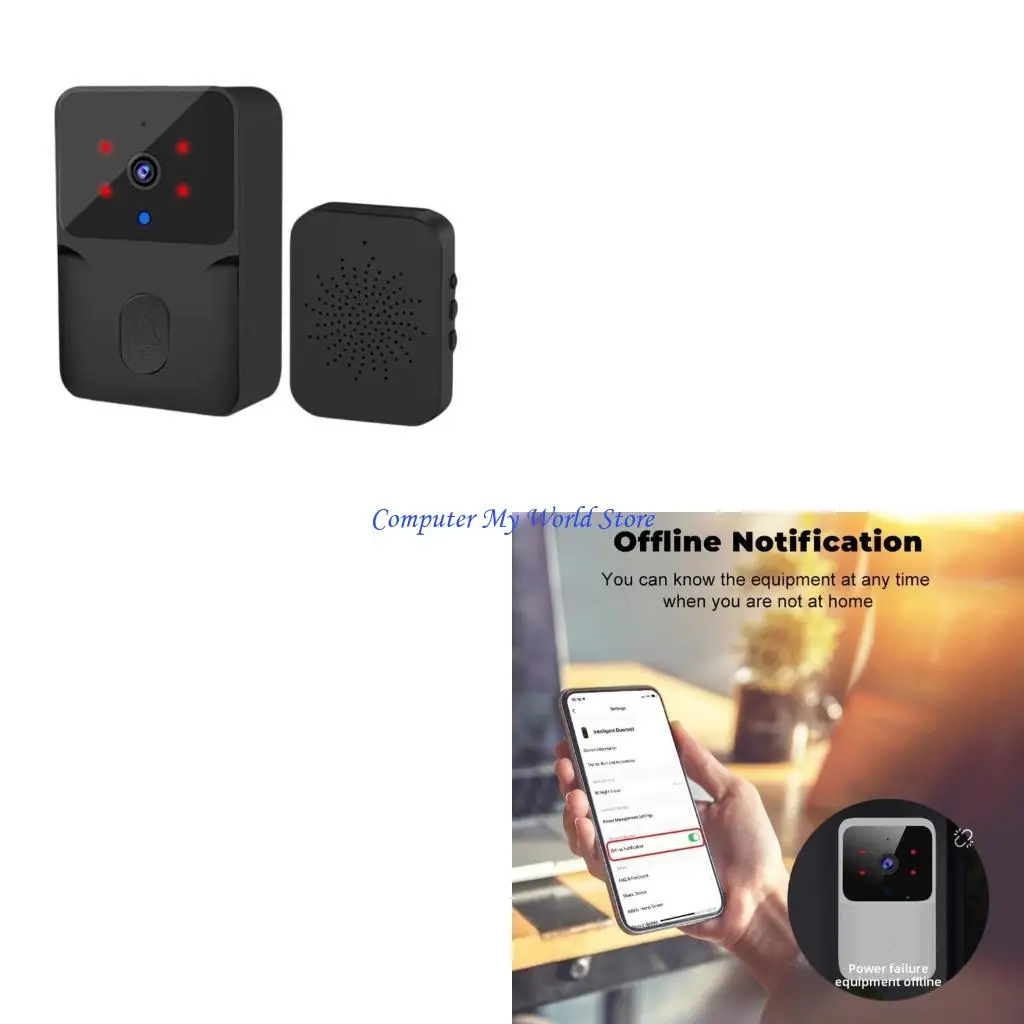 

Беспроводное видео дверь звонок Wi -Fi Intercom System Door Door Viewer Дверь Дверь