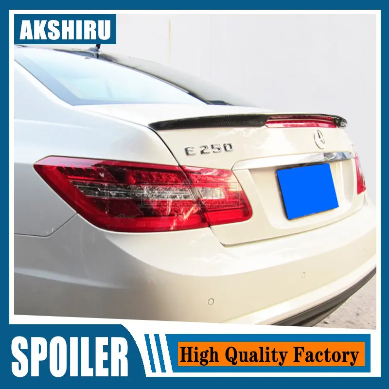 For Mercedes-Benz W212 w207 E-class 2 doors coupe Spoiler 2008-2015 ABS plastic Material Car Rear Wing Color Rear Spoiler