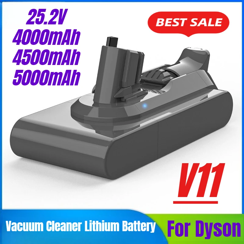 

25.2V 5000mAh for Dyson V11 Vacuum Cleaner Lithium Battery