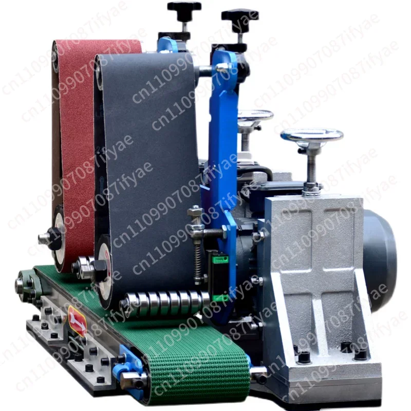 

Fully automatic surface polishing machine, small desktop metal abrasive belt grinding and rust removal, stainless steel plate