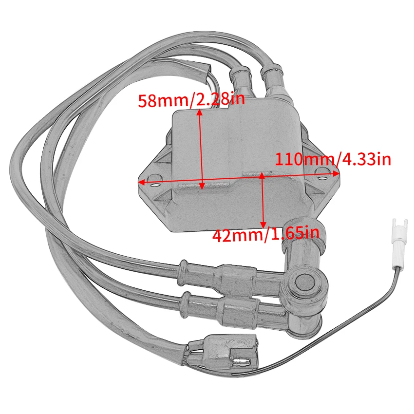 Ignition Coil Assy For Yamaha Polaris EURO 440 500 Classic Widetrak Sport  SuperSprot FIN NOR SWE Trail SuperTrak TranSport XCF