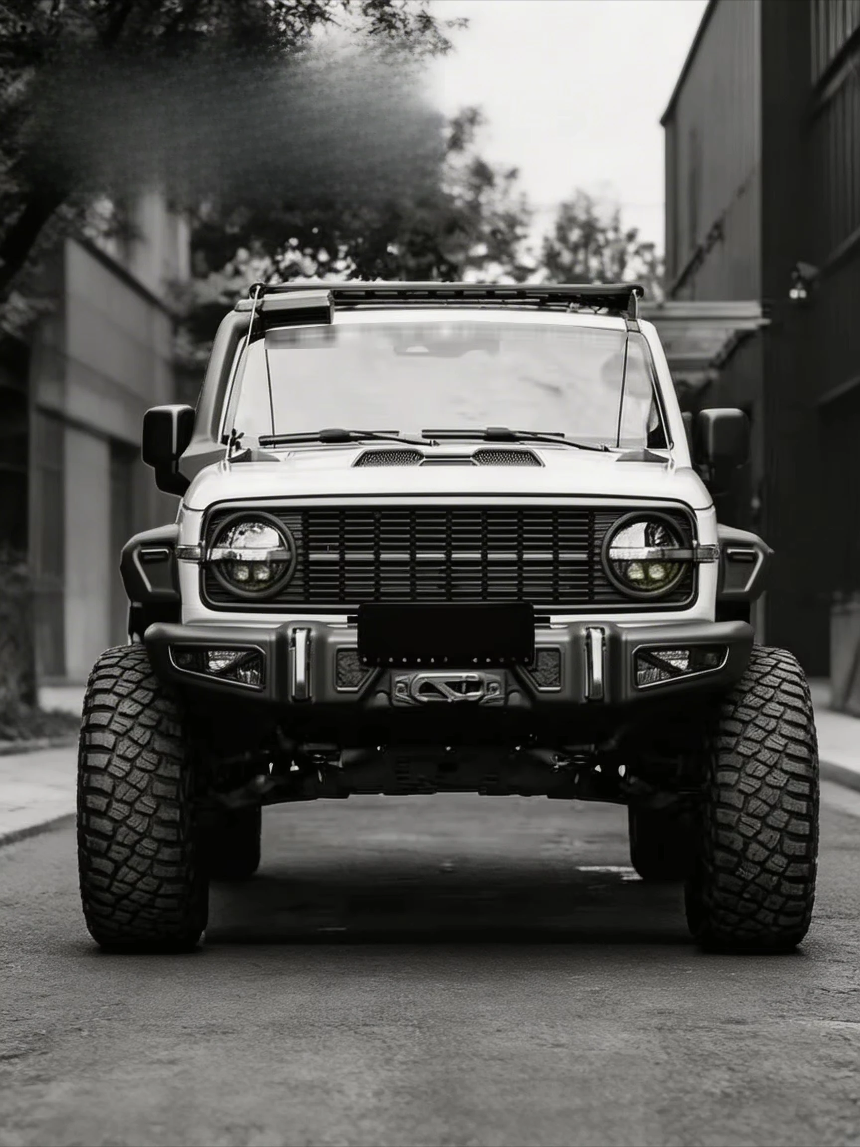 Topfire Dark Knight Full Set Body Kit for Tank 300 Front Bumper Grille Hood Fender Flare Off-Road 4x4 Accessories Plastic ABS