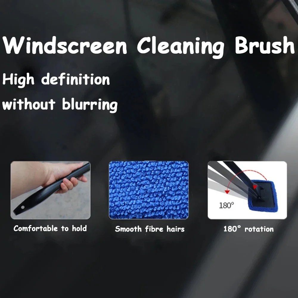 Car Windshield Wiper Defogging Cleaning Brush Car Front Window Wiper Tool Cleaning Artifacts car cleaning tools car detailing image 4