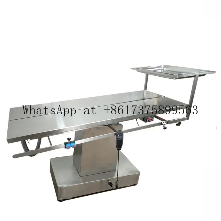 Professional Veterinary Operation Stainless Steel Adjustable Lift Pet for Animal Clinic