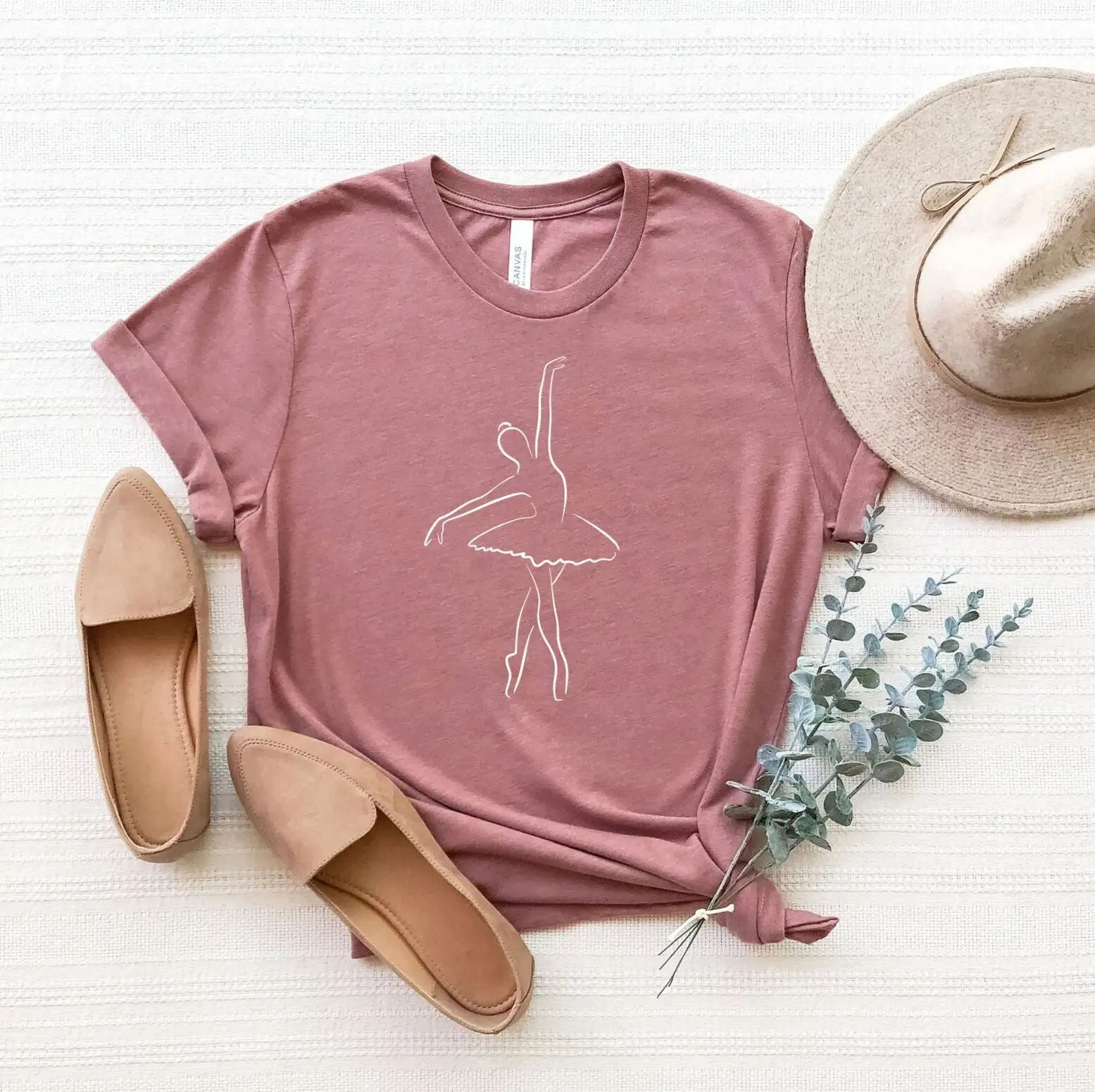 Ballerina Silhouette T Shirt Ballet Cute Dancer