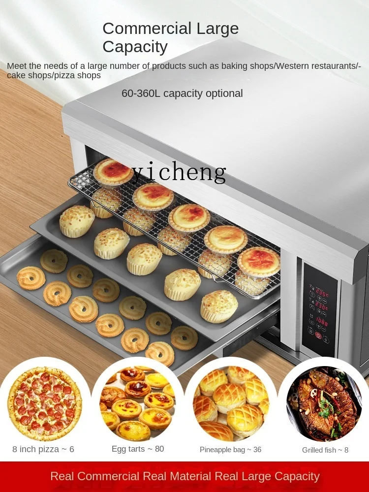 XL Commercial Large Capacity Electric Oven Gas Liquefied Gas Pizza Oven Large Double-Layer Oven