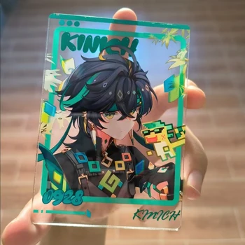 Jogo figura kinich turnfire caça foto acrílico cartão transparente modelo de alta qualidade brinquedos ornamentos cartão fotografia prop presente