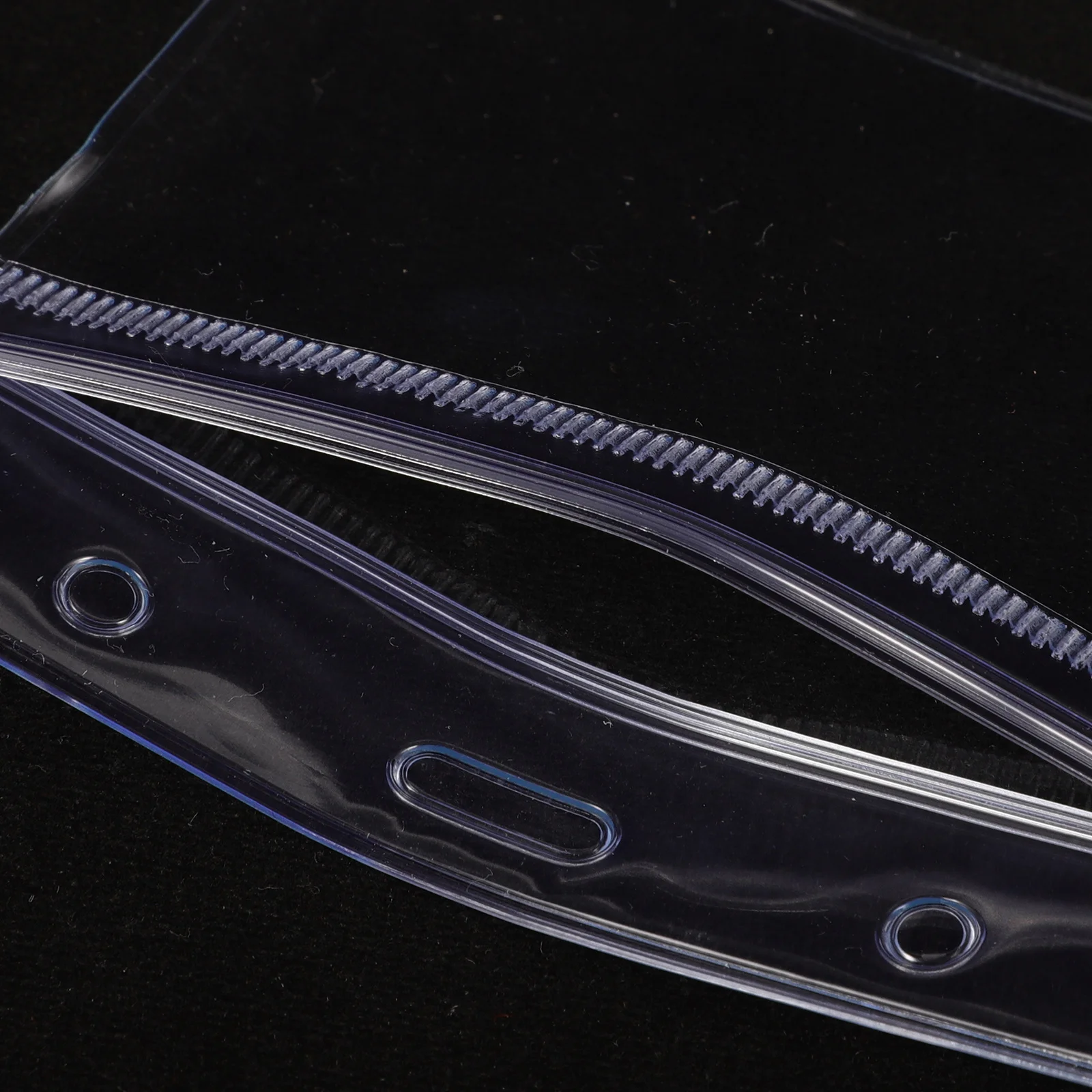 40pcs Id Holder Transparent Cards Cover Clear Badge Sleeve For Game Card Business Card Protection Plastic Name Badge Holder