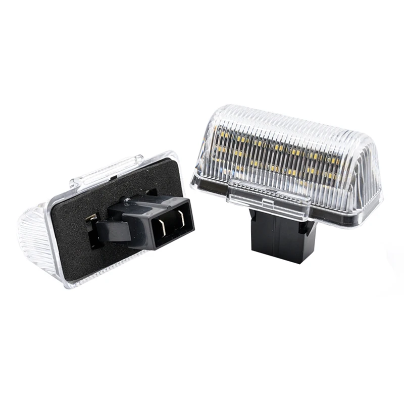 2Pc For Ford Transit MK6 MK7 1985-2013 For Ford Transit Connect 2002-2013 4388111 LED License Number Plate Light