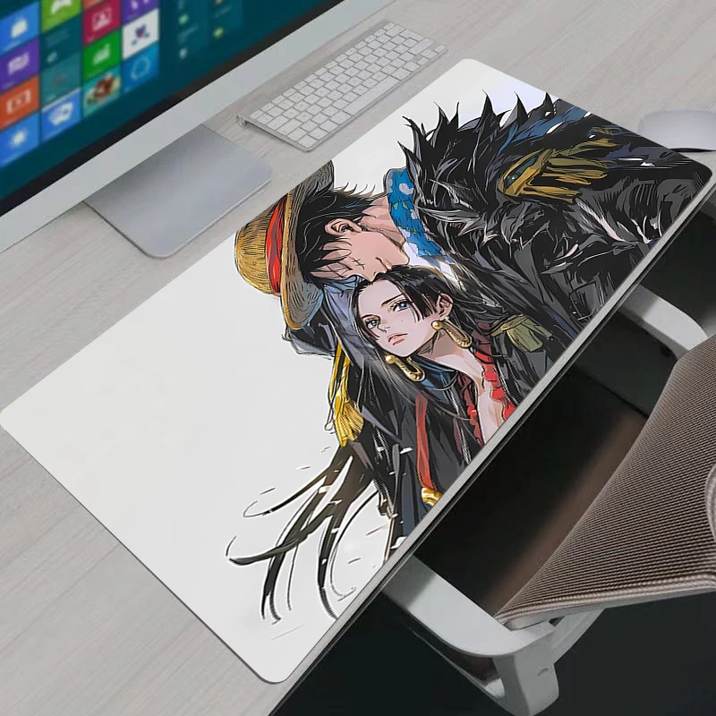 Mouse Pad Computer Laptop Anime Keyboard Mouse Mat Xxl Mousepad Keyboards Gamers Decoracion Japan Game Anime One Piece Desk Mat