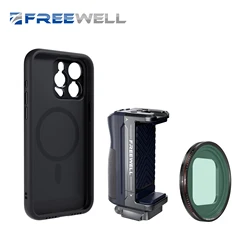 Freewell Sherpa Smartphone Photography Kit Selfie Stick Phone case Camera Filter Compatible with iPhone 15/14/13 Pro & Pro Max