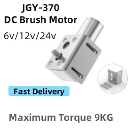 

JGY-370 Micro Worm Gear Motor 6v~24v 6RPM~210RPM Forward And Reverse Adjustable Speed High Torque Self-Locking Brushed DC Motor