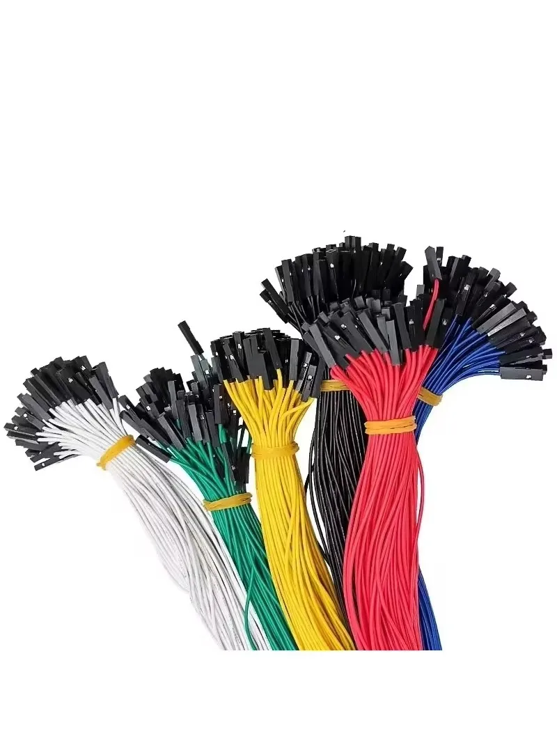 10 pièces câble Dupont pour ligne Arduino 2.54mm mâle femelle Dupont cavalier fil 26AWG câble bricolage électronique 1Pin connecteur