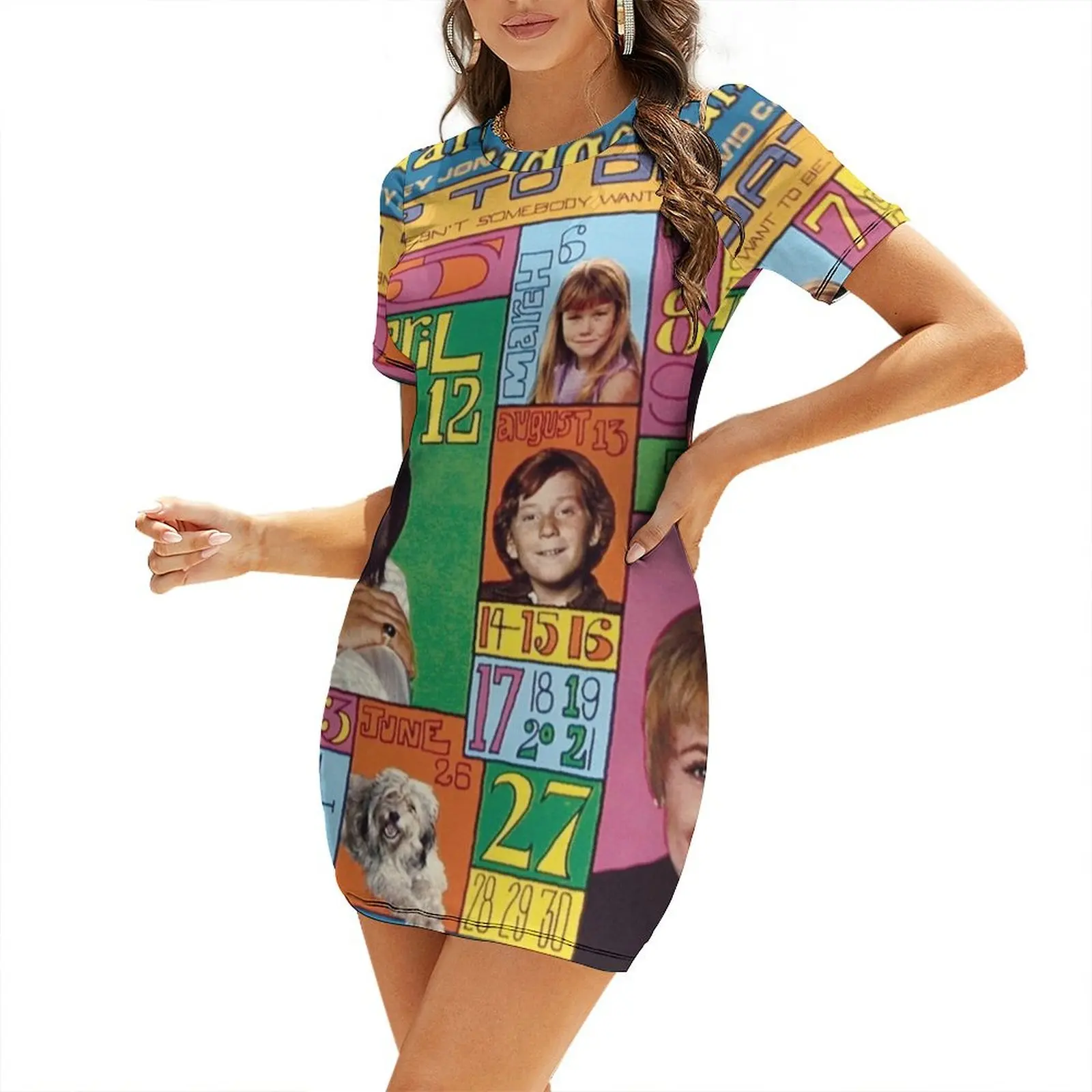 

Partridge Family - Up to Date Short-Sleeved Dress elegant women's dresses for wedding women clothes Dress
