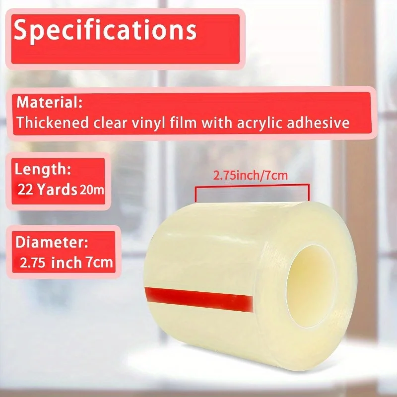 Weatherproof Transparent Window Seal Tape 2