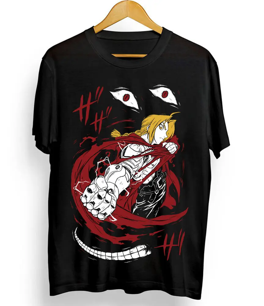 Fullmetal Alchemist T-shirt FMA Brotherhood Edward Elric Alphonse Elric Shirt