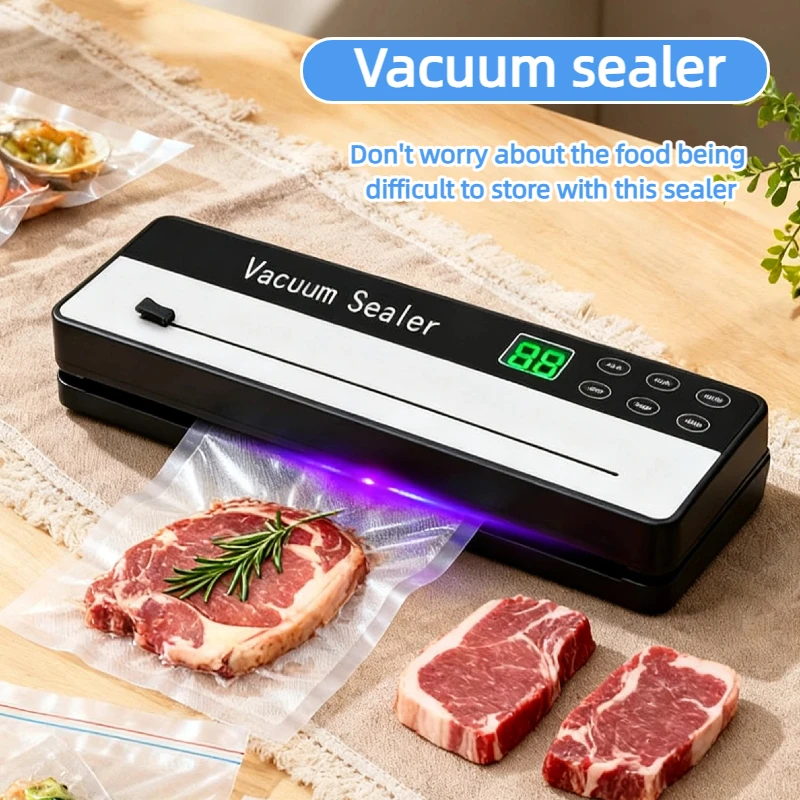 

Пищевой вакуумный упаковщик 31 см, расширенная герметизация, несколько режимов сохранения, воздухозажимные кухонные принадлежности, подходящие для влажных и сухих продуктов питания