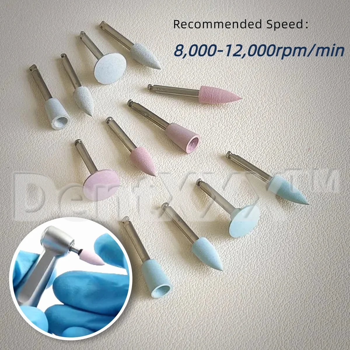 Polier-Set für Verbundwerkstoffe Ra0312 für Langsam-Schleifen und -Polieren, Polieren von lichthärtenden Harzen – Detail 3